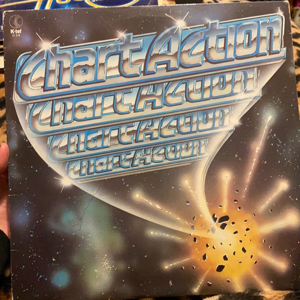 Vintage Chart Action Vinyl Record